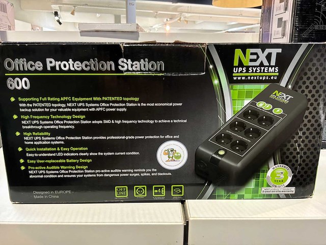 Next office protection station 600 ups systeem - afbeelding 3 van  5