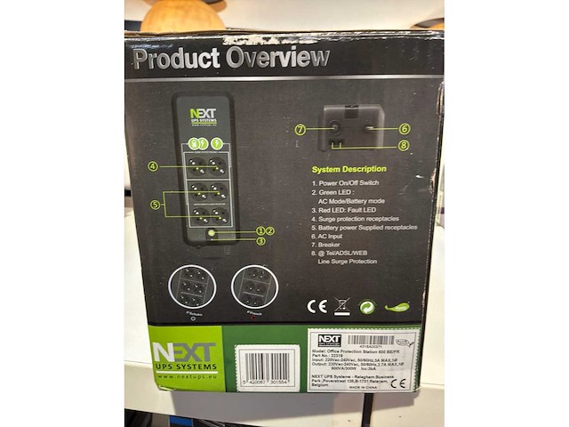 Next office protection station 600 ups systeem - afbeelding 4 van  5