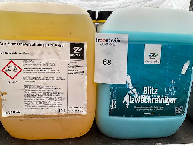 Nexzett universele reiniger inhoud 10 liter (2x) - afbeelding 1 van  1