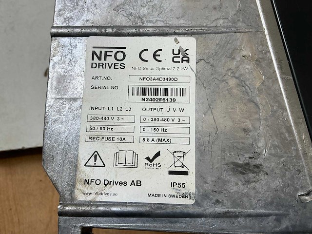 Nfo nfo3a4d3490d frequentieregelaar (3x) - afbeelding 6 van  7