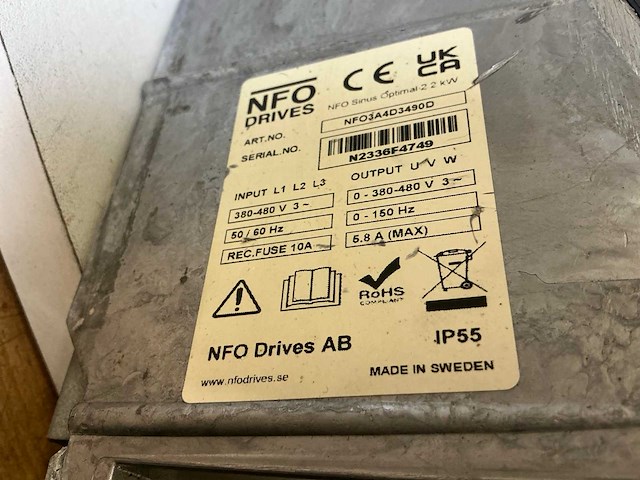 Nfo nfo3a4d3490d frequentieregelaar (3x) - afbeelding 7 van  7