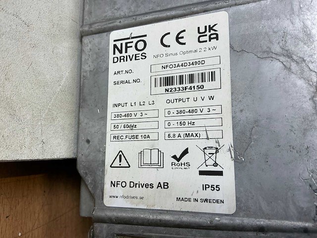 Nfo nfo3a4d3490d frequentieregelaar (3x) - afbeelding 5 van  8