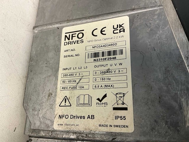 Nfo nfo3a4d3490d frequentieregelaar (3x) - afbeelding 6 van  8