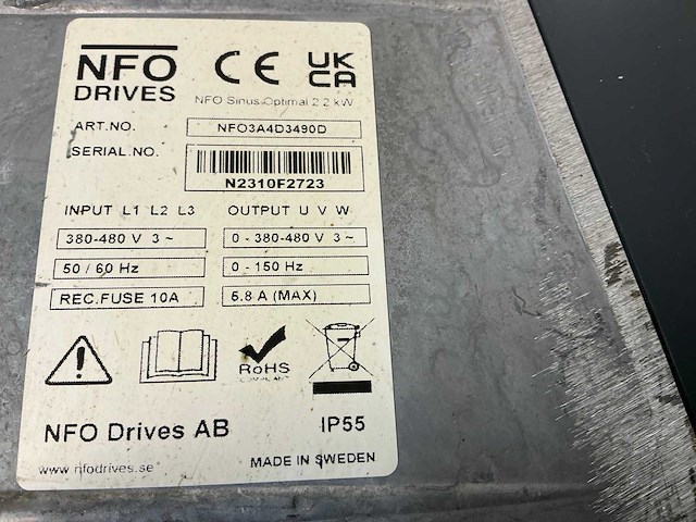 Nfo nfo3a4d3490d frequentieregelaar (3x) - afbeelding 5 van  7