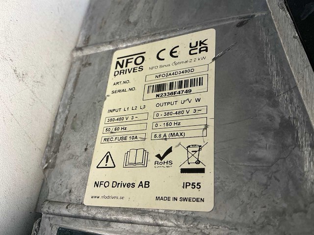 Nfo nfo3a4d3490d frequentieregelaar (3x) - afbeelding 6 van  7