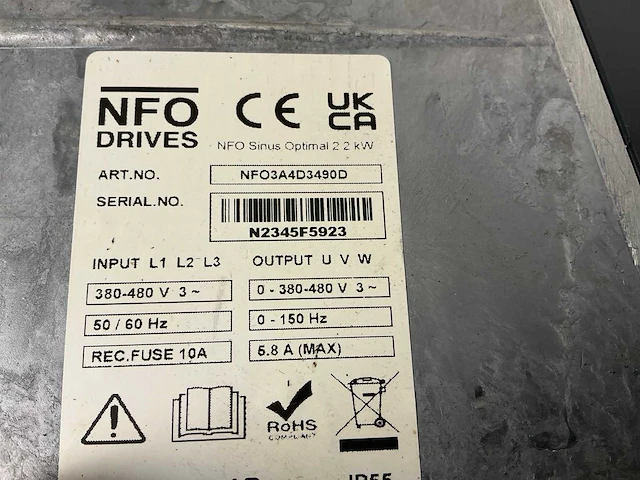 Nfo nfo3a4d349d frequentieregelaar (2x) - afbeelding 5 van  6
