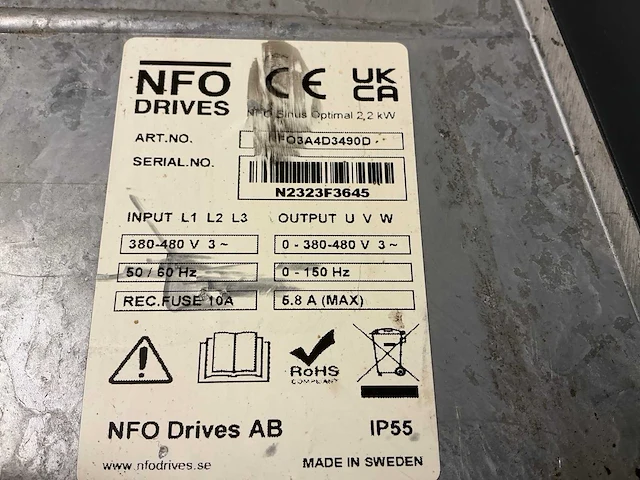 Nfo nfo3a4d349d frequentieregelaar (2x) - afbeelding 6 van  6