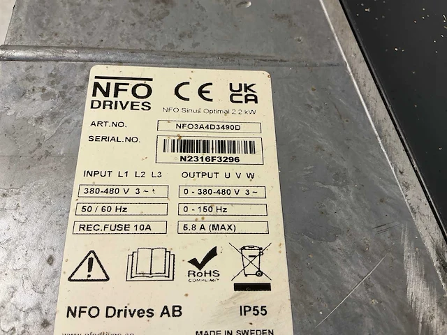 Nfo nfo3a4d349d frequentieregelaar (2x) - afbeelding 7 van  7