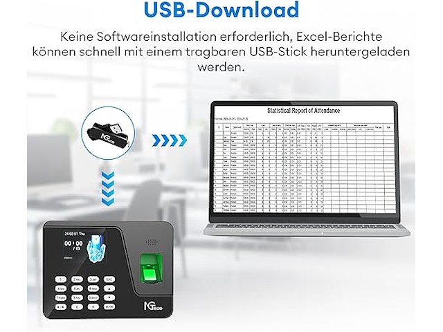 Ngteco klok in machine - afbeelding 4 van  4