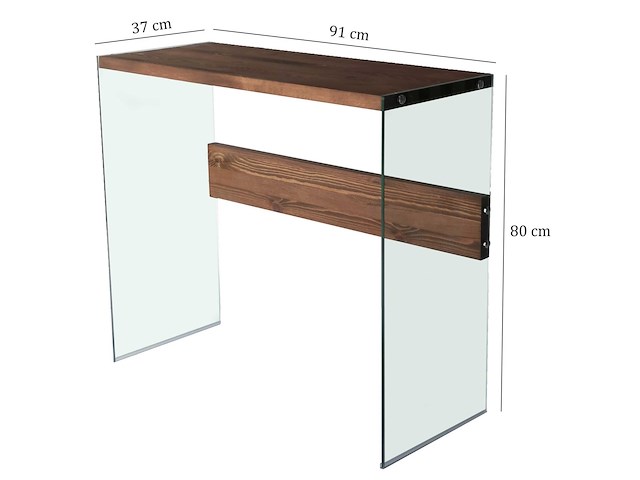 Niagara dressoir | gehard glas | walnoot - afbeelding 7 van  7