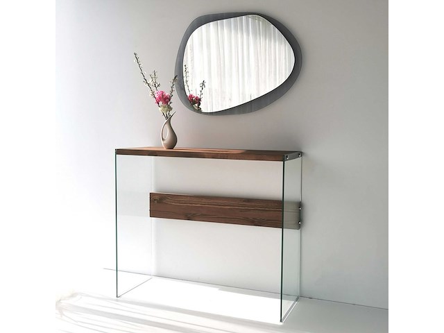 Niagara dressoir | gehard glas | walnoot - afbeelding 2 van  7