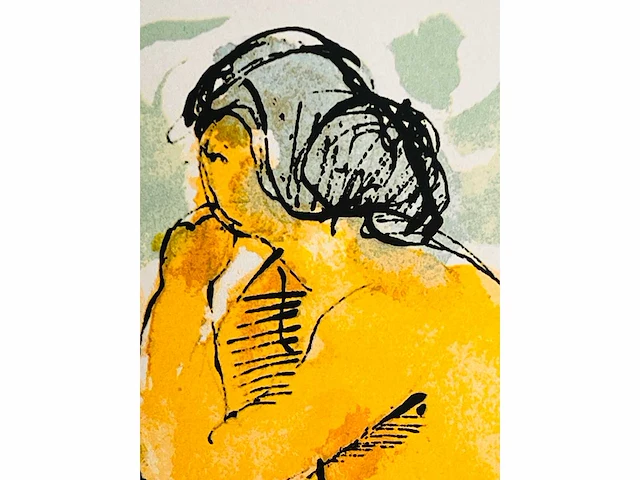 Nic jonk - naakt - kleurenzeefdruk - afbeelding 2 van  10
