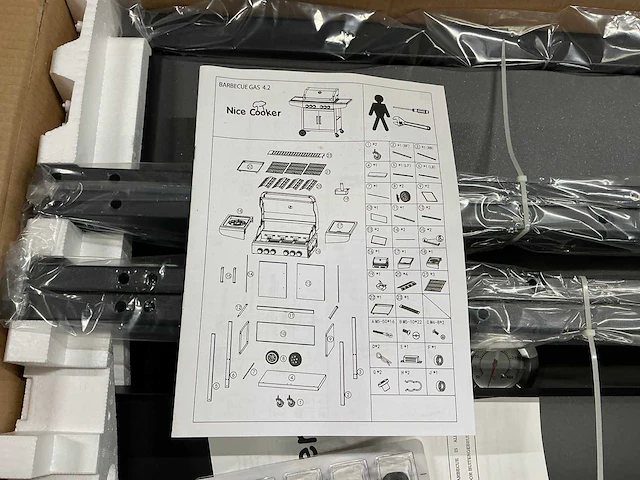 Nice cooker kentucky 4.2 gas bbq - afbeelding 2 van  11