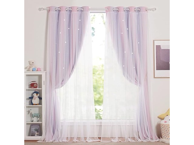 Nicetown gordijnen voor meisjeskamer - afbeelding 3 van  5