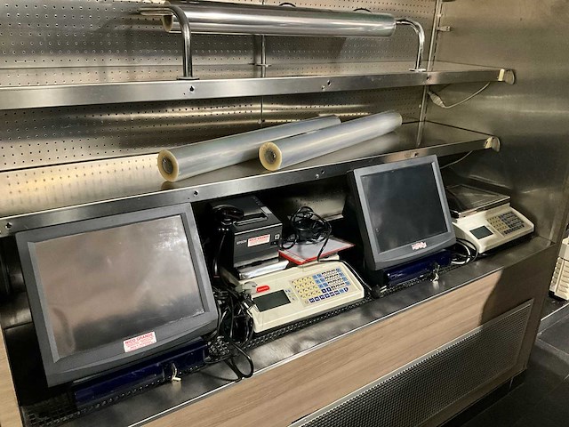 Nico grande compleet kassasysteem + weegschalen - functioneel (2x) - afbeelding 1 van  7