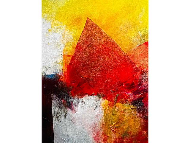 Nicolas yon - acryl op doek - groot werk - afbeelding 4 van  5