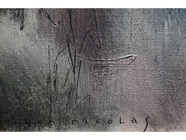 Nicolas yon - acryl op doek - groot werk - afbeelding 5 van  13
