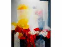 Nicolas yon - acryl op doek - groot werk