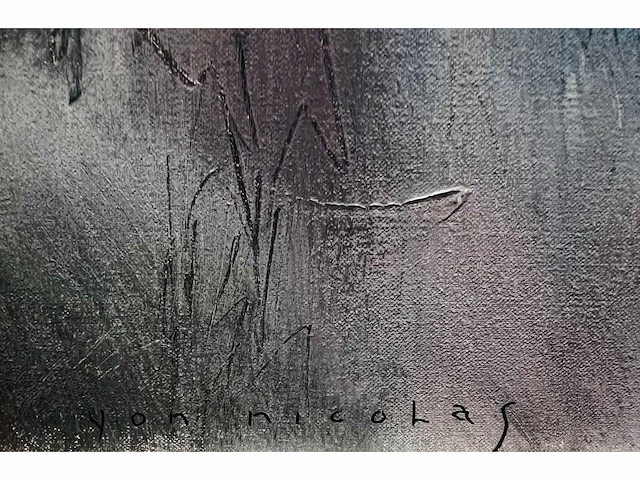 Nicolas yon - acryl op doek - groot werk - afbeelding 9 van  13
