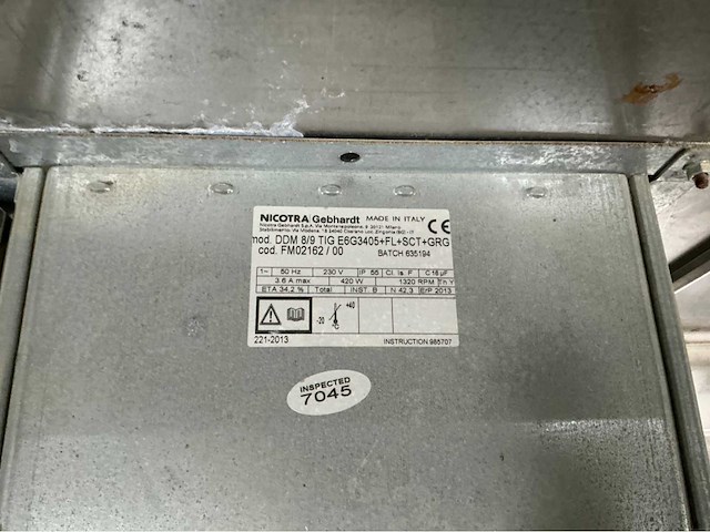 Nicotra - ddm 8/9 tig e603405+fl+sct+grg - afzuigkap - afbeelding 2 van  11