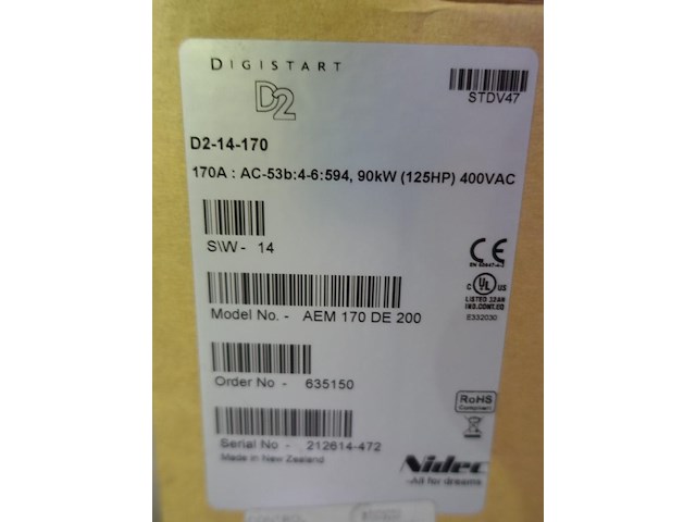 Nidec digistar d2 - afbeelding 3 van  3