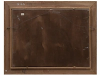 Niek van der plas (1954), children on the beach, oil on canvas 60 x 80 cm. (23.62 x 31 1/2 in.), frame: 77 x 97 cm. (30.30 x 38.18 in.) - afbeelding 3 van  6