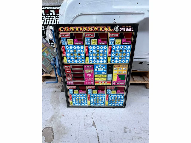 Nieuw glas voor bingo continental (45x) - afbeelding 1 van  6