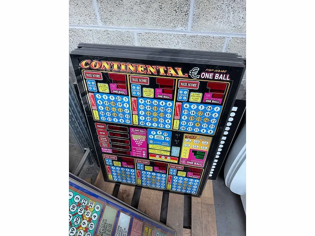 Nieuw glas voor bingo continental (45x) - afbeelding 4 van  6