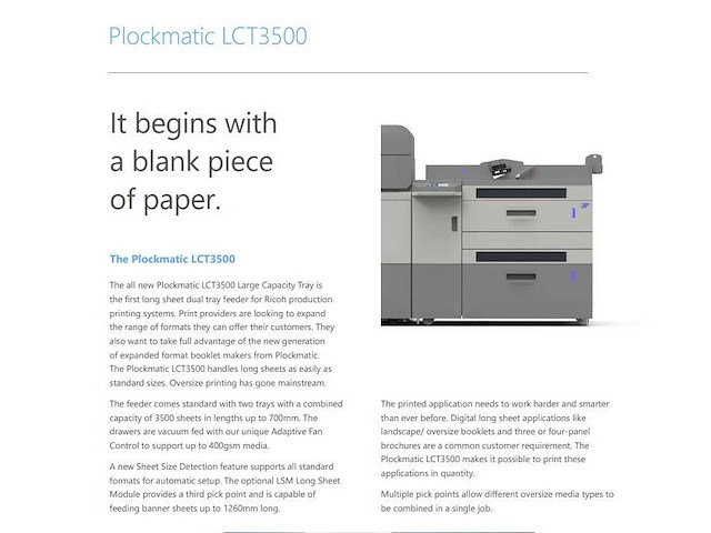 (nieuw) plockmatic lct 3500 - trayvacuüm met grote capaciteit - afbeelding 4 van  5