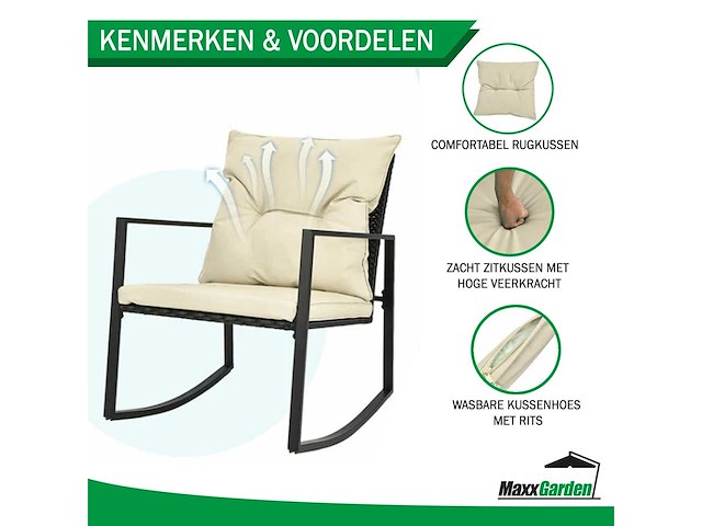 Nieuwe 22403 tuinset balkonset 3 delig - afbeelding 2 van  4