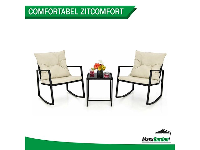 Nieuwe 22403 tuinset balkonset 3 delig - afbeelding 2 van  3