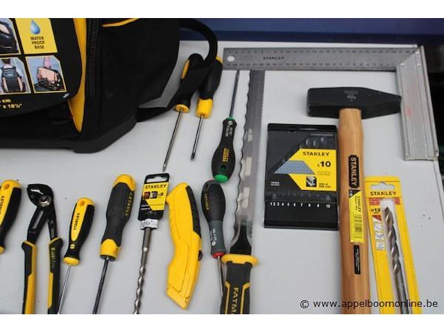 Nieuwe gereedschapszak stanley met gereedschap - afbeelding 4 van  4