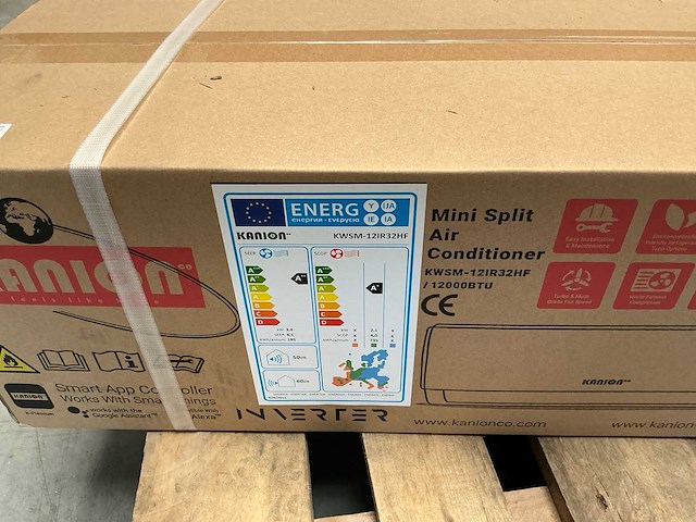 Nieuwe kanion kwsm-12ir32hf/12000btu/3.5kw airco koelen en verwarmen - afbeelding 5 van  23