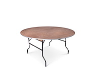 Nieuwe klaptafel rond 180 diameter per 2