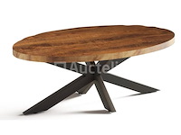 Nieuwe madeira ovale salontafel 130x70x4,5 cm - afbeelding 1 van  1