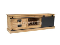 Nieuwe massief houten tv-standaard 150x45x50cm - afbeelding 1 van  2