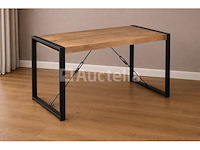 Nieuwe massieve mangohouten tafel 140x80x76cm - afbeelding 1 van  1