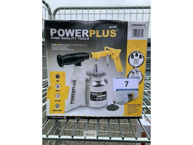 Nieuwe pneumatische zandstraler - afbeelding 1 van  2