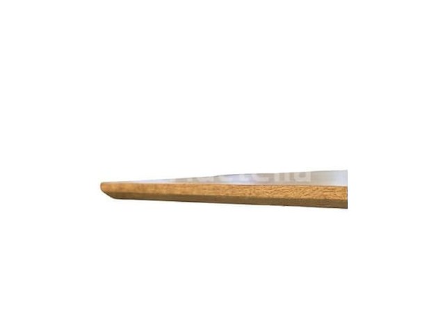 Nieuwe rechthoekige tafel massief hout 200 x100x3cm hoogte 77 cm - afbeelding 1 van  3