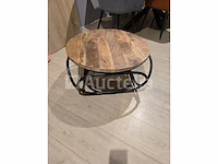 Nieuwe salontafel van massief mangohout - afbeelding 1 van  1