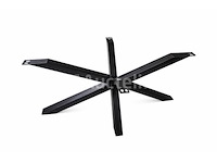 Nieuwe tafel acacia massief hout natuurlijke randen 160x100x5cm hoogte 77cm - afbeelding 2 van  3