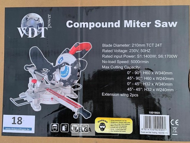 Nieuwe verstekzaag - afbeelding 1 van  4