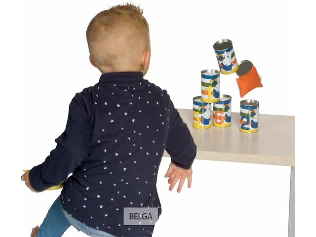 Nijntje blikjes gooien - afbeelding 3 van  6