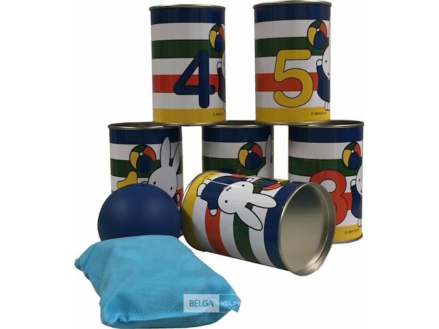 Nijntje blikjes gooien - afbeelding 5 van  6