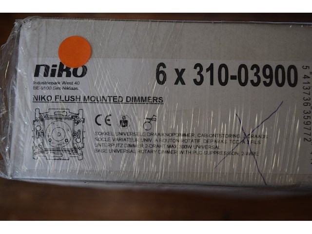 Niko dimmers 6st. - afbeelding 1 van  2