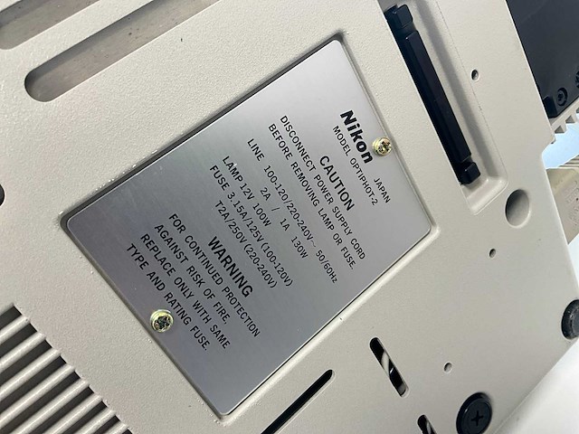 Nikon optiphot-2 meetmicroscoop - afbeelding 9 van  9