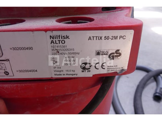 Nilfisk alto attix construction stofzuiger - afbeelding 7 van  13