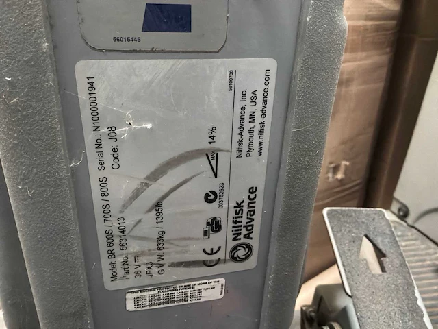 Nilfisk br800s schrobzuigmachine - afbeelding 7 van  7