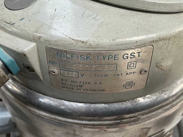Nilfisk gm80 industriële stofzuiger - afbeelding 5 van  5