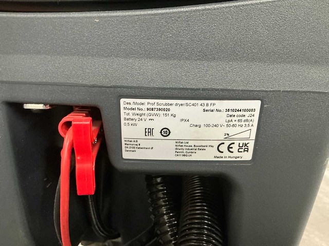 Nilfisk sc401 reinigingsmachine - afbeelding 7 van  7